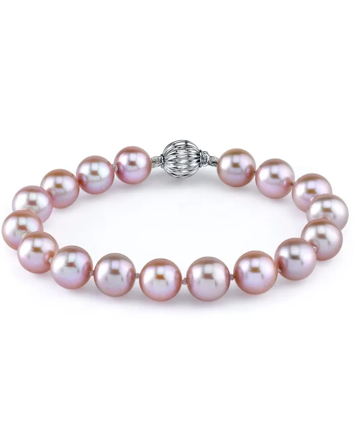 Bracelets SPT 7075mm Pink Freshwater Pearl Bracelet AAA Quality