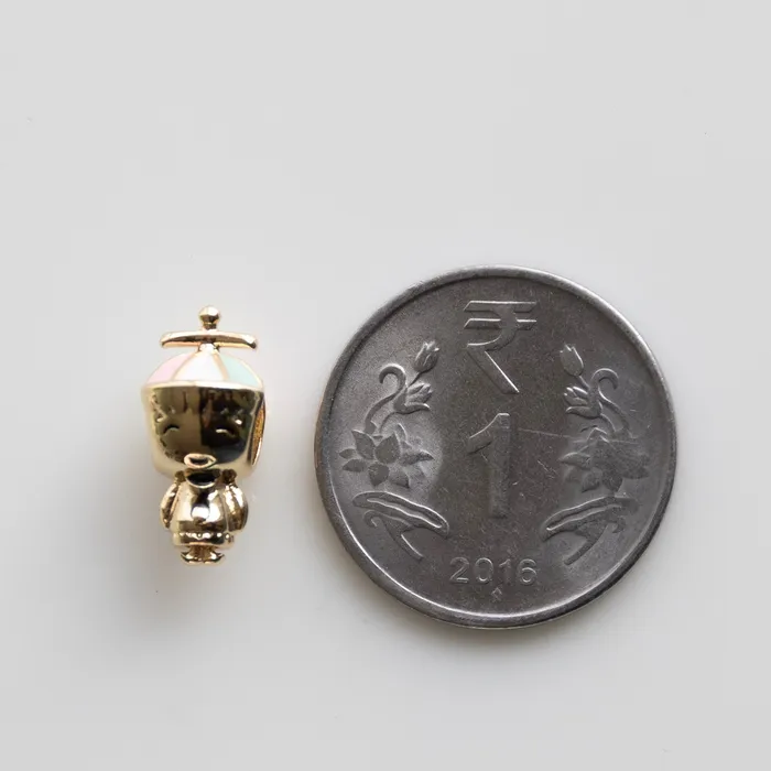 Charm Necklaces Upakarna Cute Robot Charm Pendant