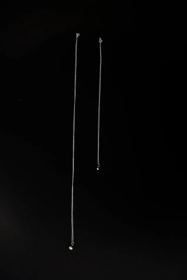 collectionno2 Necklaces 0296LONG BALL NECKLACE SILVER 925 collectionno2 Necklaces 0296LONG BALL NECKLACE SILVER 925