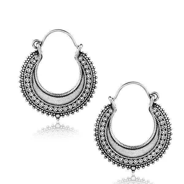 Earrings Chaotic Trading Beaded White Brass Earrings