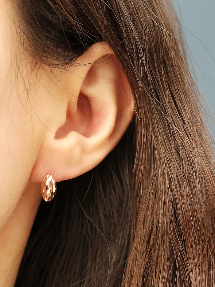 Earrings MinimalBijoux 14K Gold Tear Drop Hoop Earring