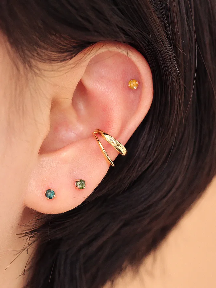 Earrings MinimalBijoux 925 Silver Unbalanced Ear Cuff