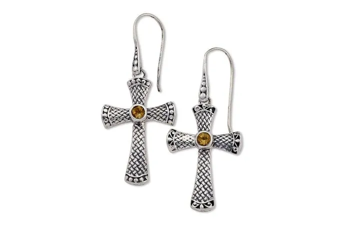 Earrings Samuel B Padang Earrings Citrine