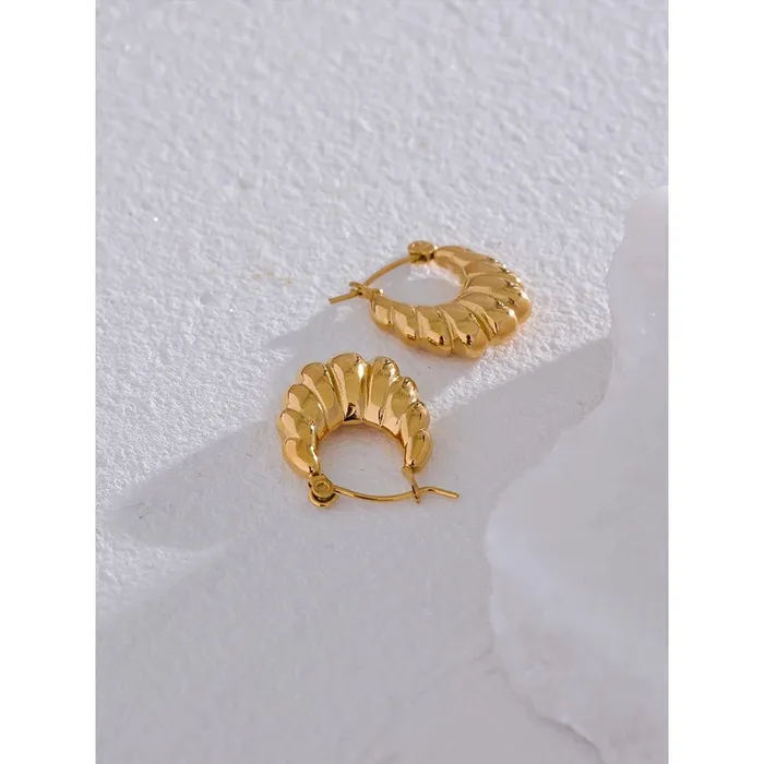 Mabel Love Co Earrings Andrina Hoop Earrings