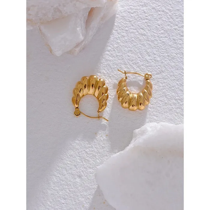 Mabel Love Co Earrings Andrina Hoop Earrings