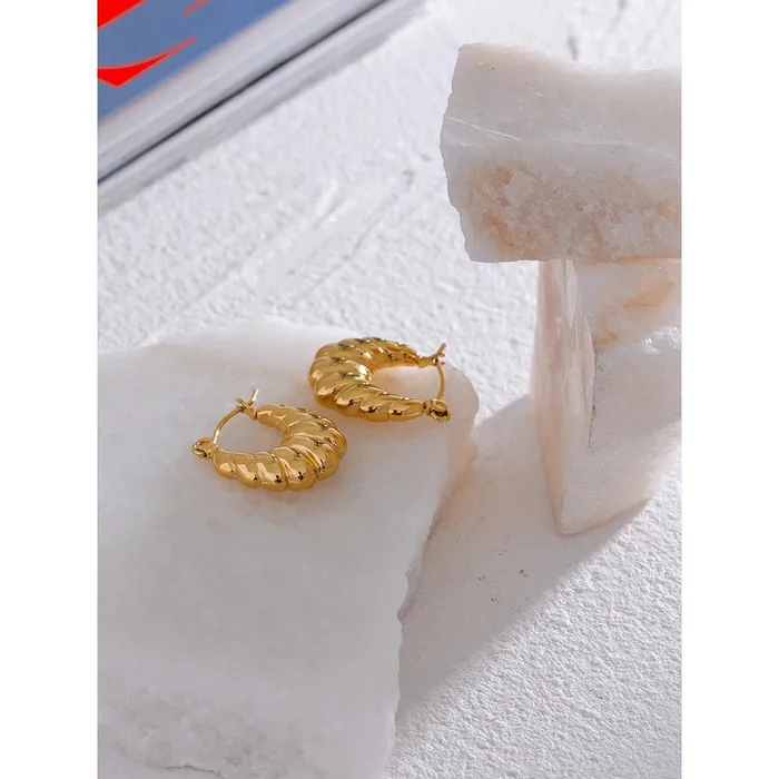 Mabel Love Co Earrings Andrina Hoop Earrings