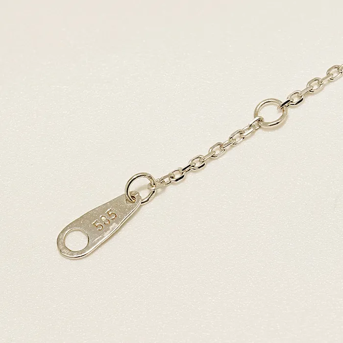 MinimalBijoux Necklaces 14K 18K Gold Moissanite Moissanite Radi Bar Necklace