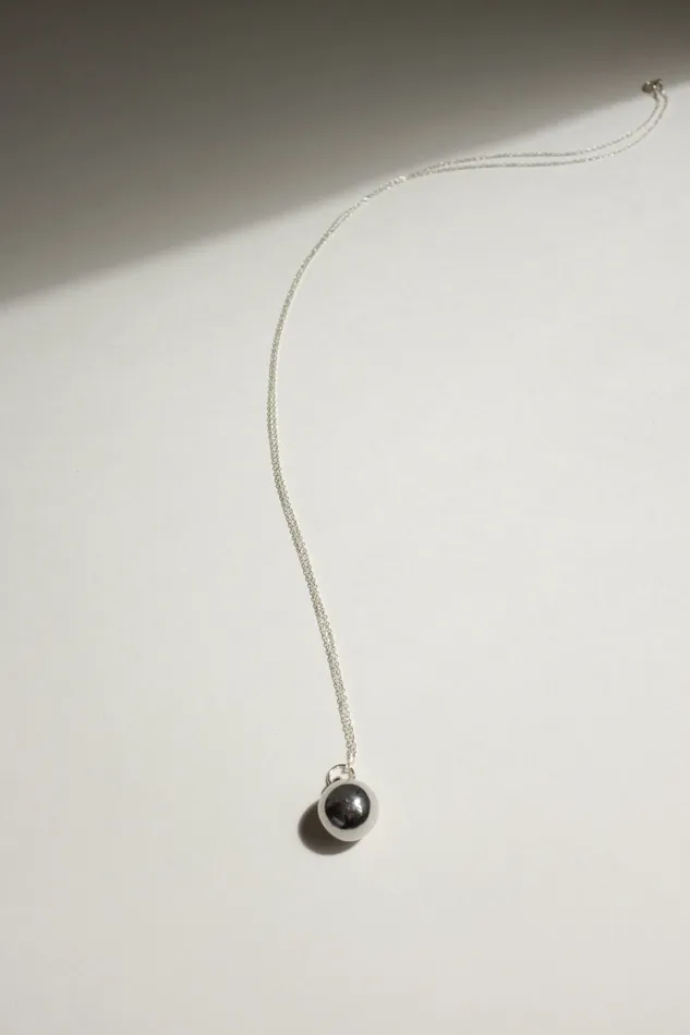 Necklaces collectionno2 LONG BALL NECKLACE SILVER 925