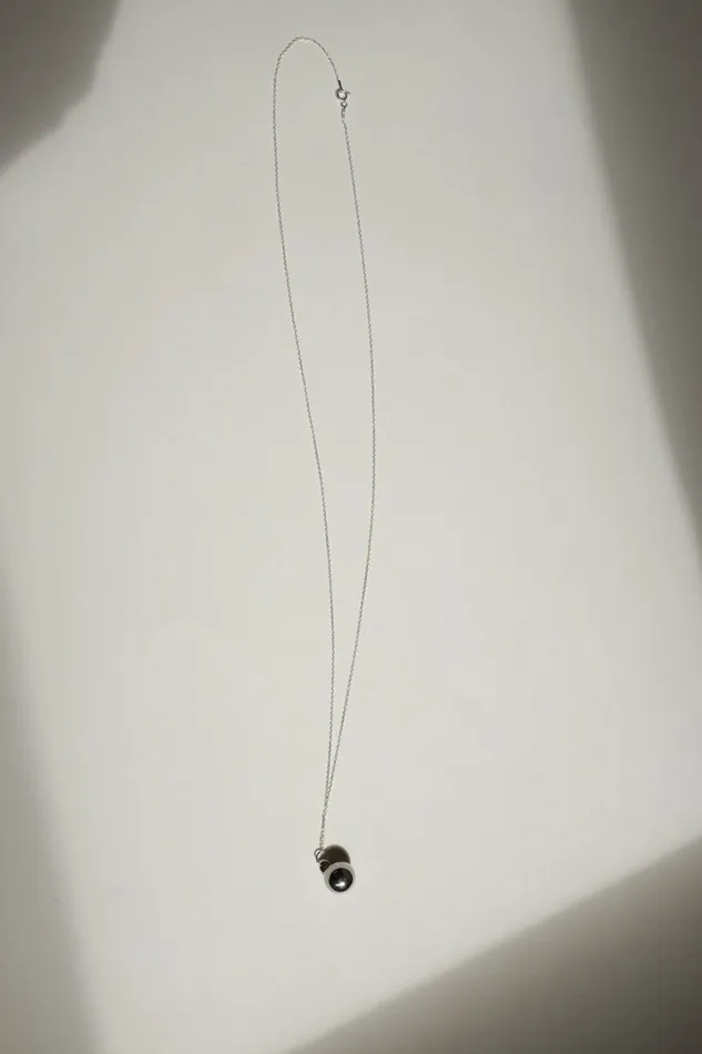 Necklaces collectionno2 LONG BALL NECKLACE SILVER 925 Necklaces collectionno2 LONG BALL NECKLACE SILVER 925