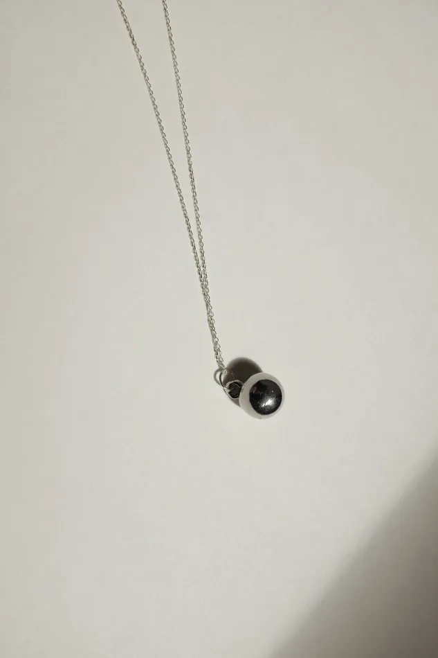 Necklaces collectionno2 LONG BALL NECKLACE SILVER 925 Necklaces collectionno2 LONG BALL NECKLACE SILVER 925