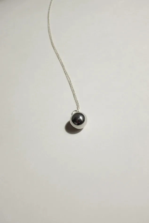 Necklaces collectionno2 LONG BALL NECKLACE SILVER 925 Necklaces collectionno2 LONG BALL NECKLACE SILVER 925