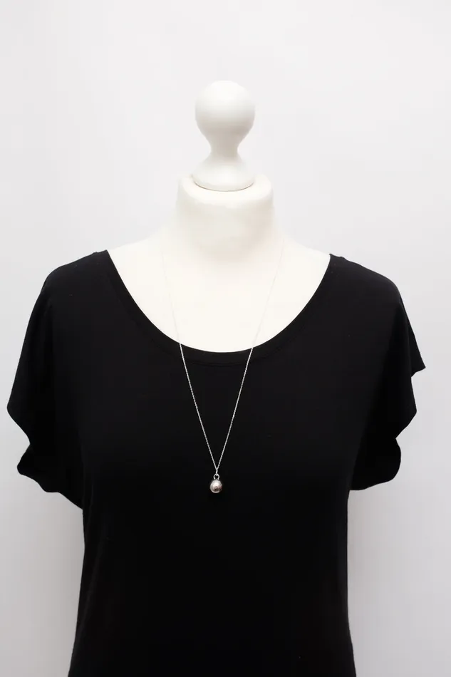 Necklaces collectionno2 LONG BALL NECKLACE SILVER 925 Necklaces collectionno2 LONG BALL NECKLACE SILVER 925
