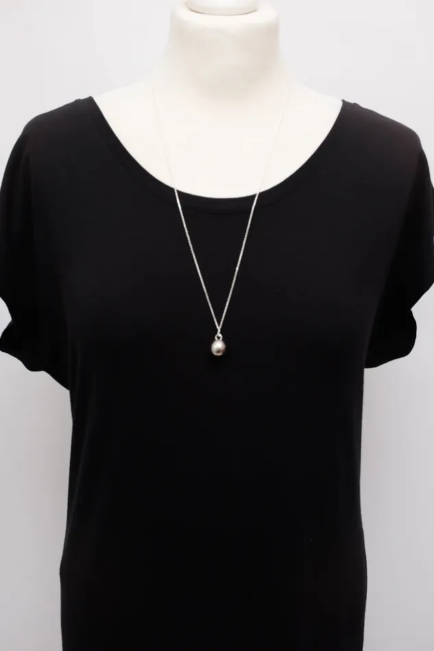 Necklaces collectionno2 LONG BALL NECKLACE SILVER 925 Necklaces collectionno2 LONG BALL NECKLACE SILVER 925