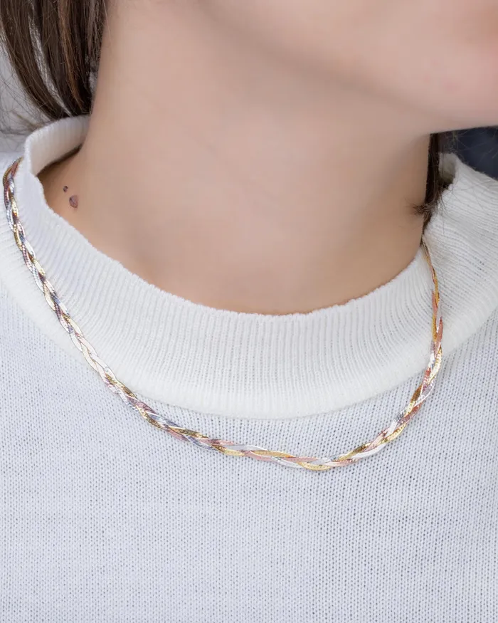 Necklaces KOAY Silver Store Braided RG Necklace