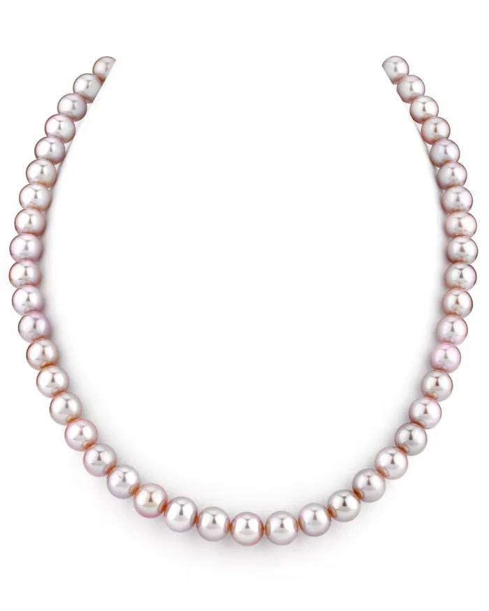 Necklaces SPT 7075mm Pink Freshwater Pearl Choker Length Necklace