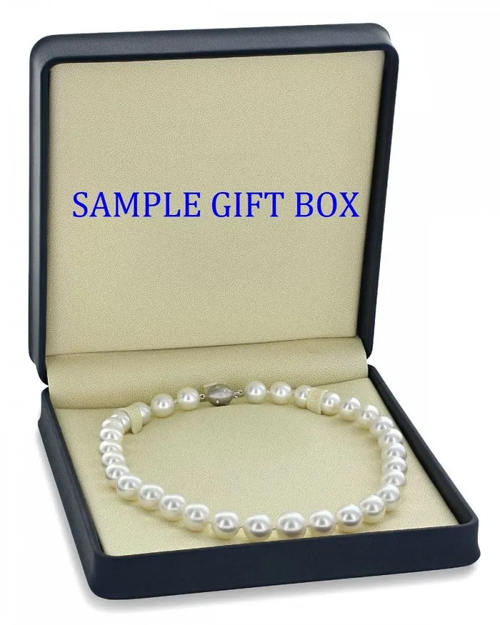 Necklaces SPT White South Sea Pearl Necklace 170180mm AAAGem Quality