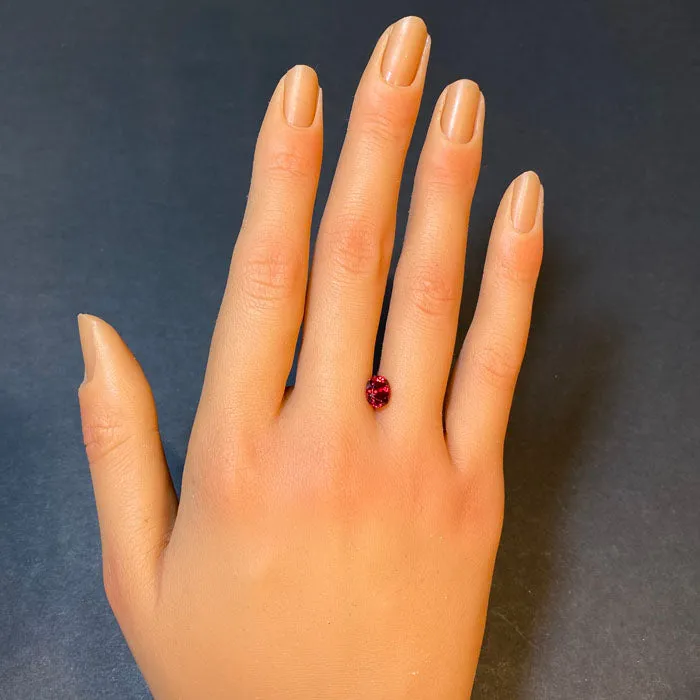 Oval Cut Red Spinel 155 Carats Moriartys Gem Art Rings