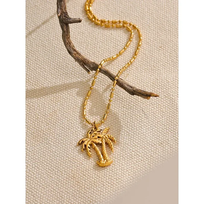 Palm Tree Necklace Mabel Love Co Necklaces