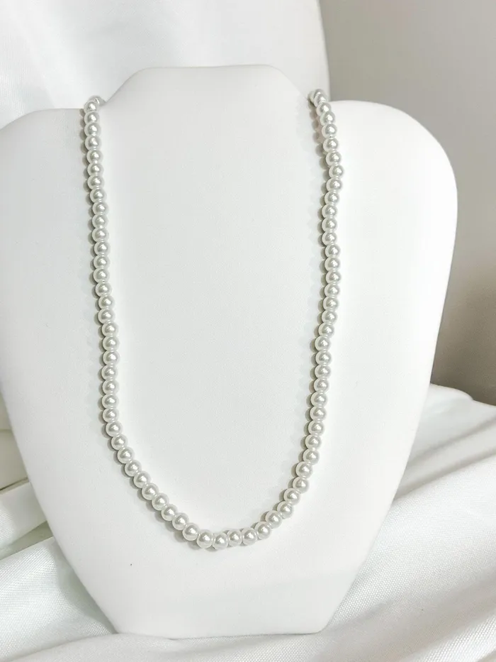 Pearl Beads Rope Chain Mabel Love Boutique Necklaces