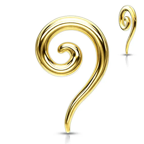 PreStyled Sets Tulsa Body Jewelry Gold Spiral Nines