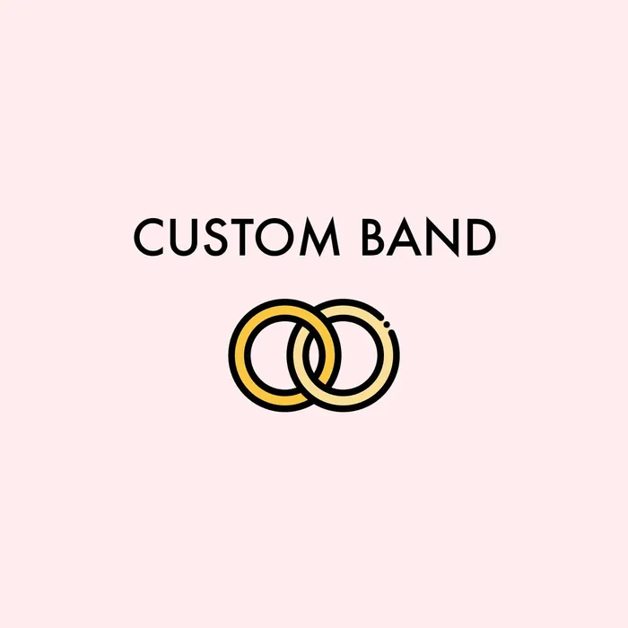 Princess Bride Diamonds Rings Custom Wedding Band for Aiden 2425 RR