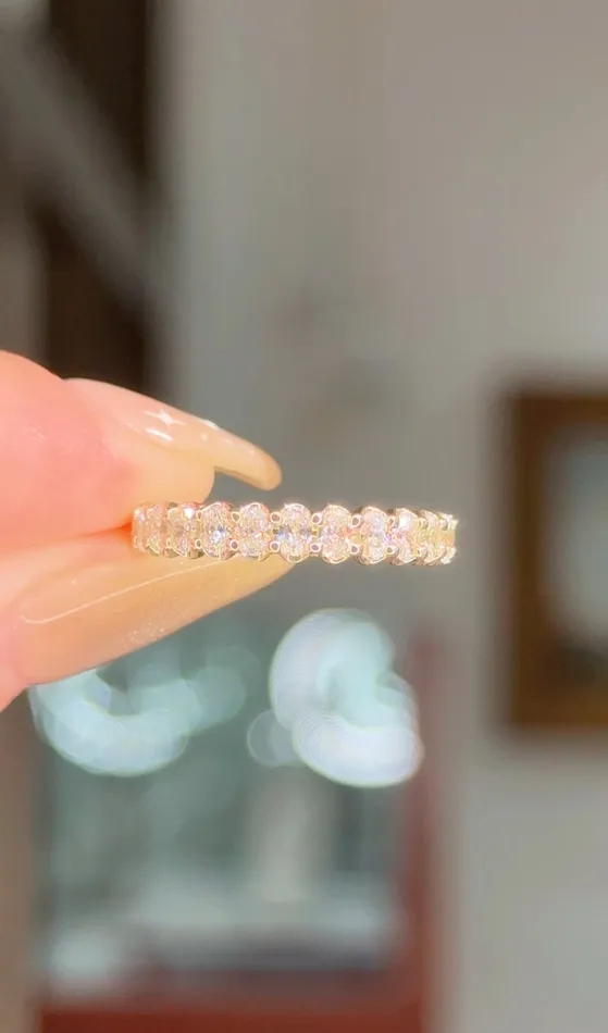 Rings 30mm Mini Oval Lab Diamond Ring 50 Eternity Princess Bride Diamonds Rings 30mm Mini Oval Lab Diamond Ring 50 Eternity Princess Bride Diamonds