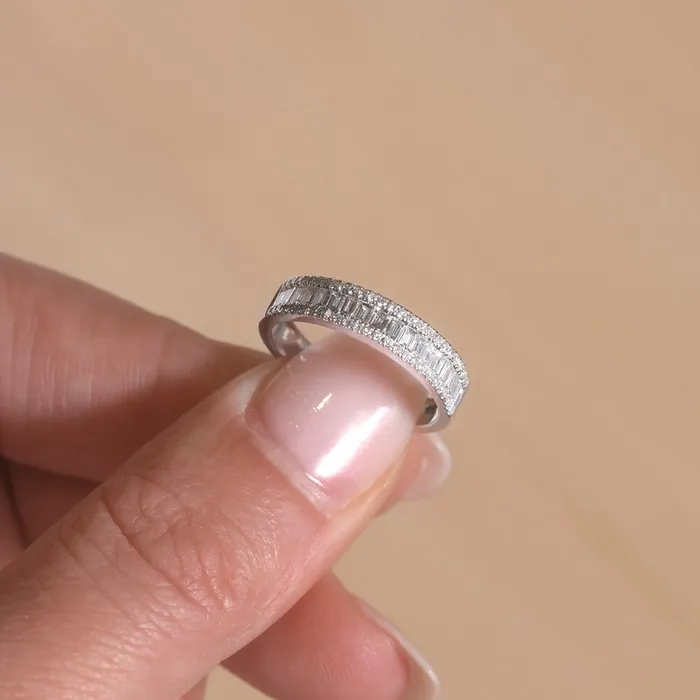 Rings 46mm Petite Baguette Diamond Ring Princess Bride Diamonds Rings 46mm Petite Baguette Diamond Ring Princess Bride Diamonds