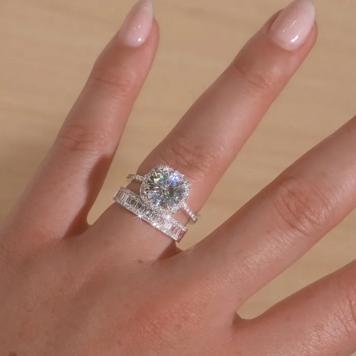 Rings 46mm Petite Baguette Diamond Ring Princess Bride Diamonds Rings 46mm Petite Baguette Diamond Ring Princess Bride Diamonds