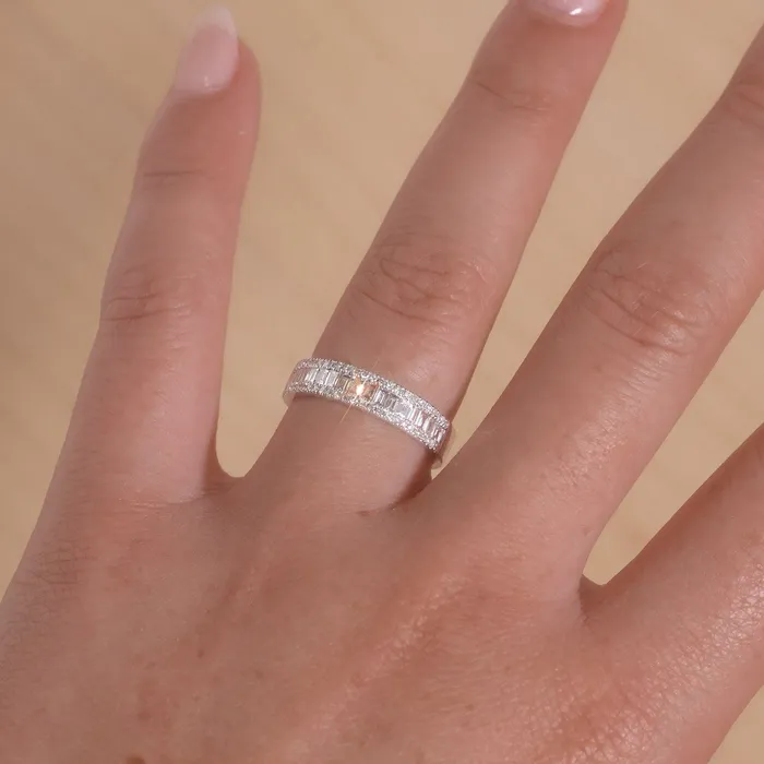 Rings 46mm Petite Baguette Diamond Ring Princess Bride Diamonds Rings 46mm Petite Baguette Diamond Ring Princess Bride Diamonds