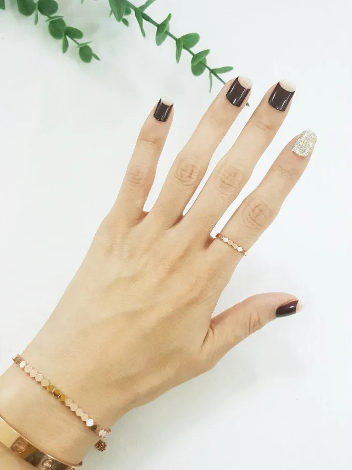Rings MinimalBijoux 14K 18K Gold Hexagon Ring