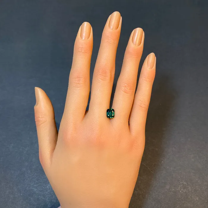 Rings vendorunknown Antique Cushion Cut Tourmaline 189 Carats Hidden Gem