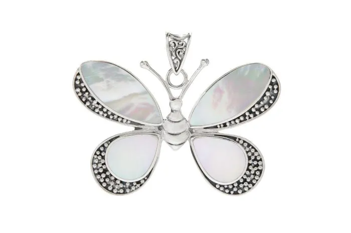 Samuel B Necklaces Cloudwing Pendant Mother Of Pearl