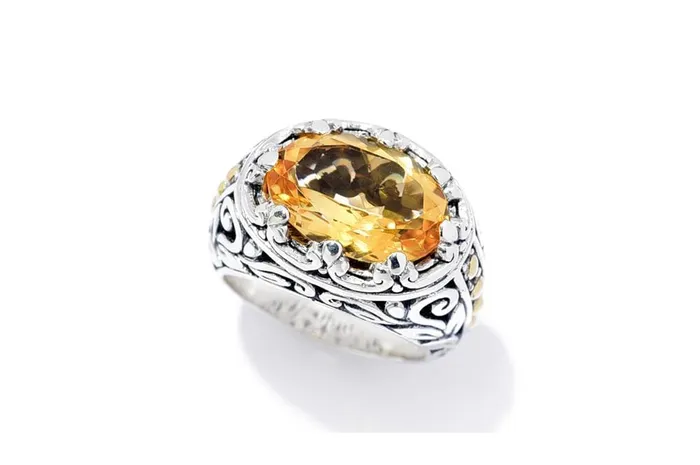Samuel B Rings Sayan Ring Citrine