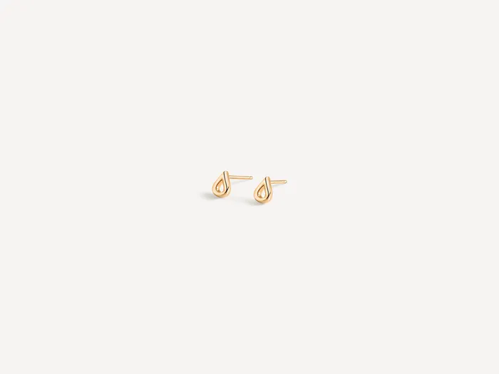 Sheena Marshall Teardrop Studs Solid Gold PreStyled Sets