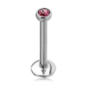 Tulsa Body Jewelry Bracelets 16g Microgem Stainless Labret Tulsa Body Jewelry Bracelets 16g Microgem Stainless Labret