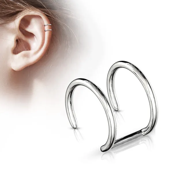 Tulsa Body Jewelry Double Ring Ear Cuff Rings