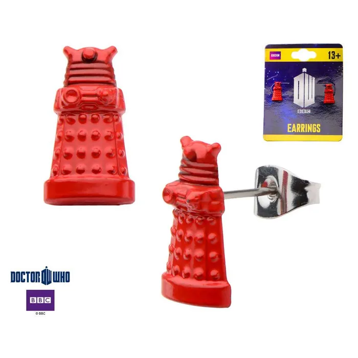 Tulsa Body Jewelry Earrings Dr Who Dalek Stud Earrings