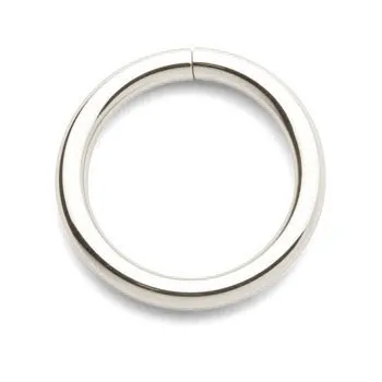 Tulsa Body Jewelry Rings 18g White 14k Gold Continuous Ring