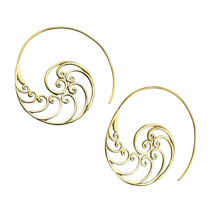 Tulsa Body Jewelry Waiver Brass Earrings Earrings