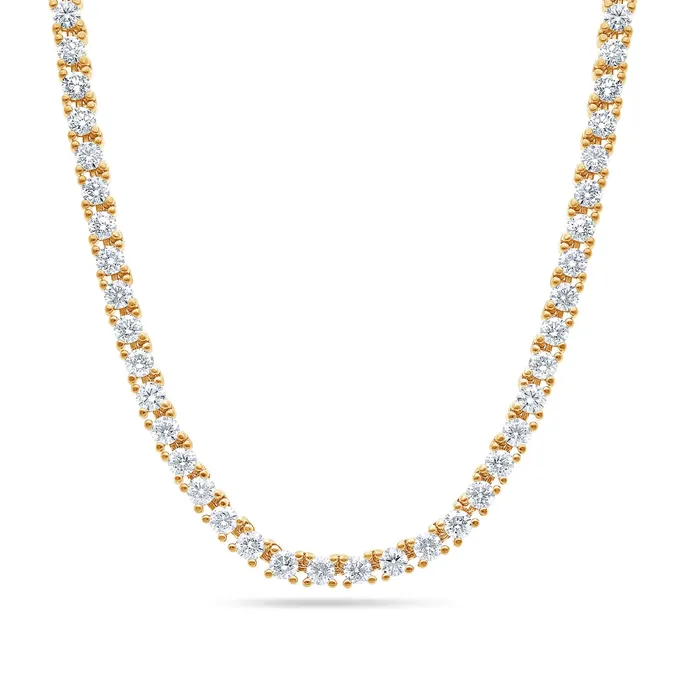 Vincent Diamond Tennis Necklace 20Point IF Co Necklaces