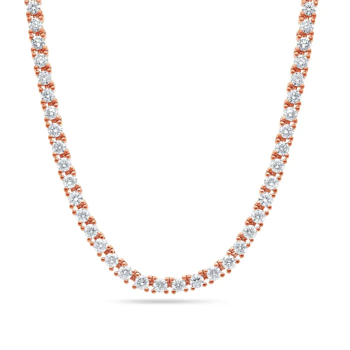 Vincent Diamond Tennis Necklace 20Point IF Co Necklaces Vincent Diamond Tennis Necklace 20Point IF Co Necklaces