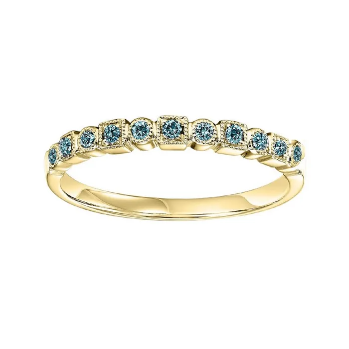 10K Yellow Gold Mix Prong Colored Diamond Band 110CT International Diamond Center Rings 10K Yellow Gold Mix Prong Colored Diamond Band 110CT International Diamond Center Rings