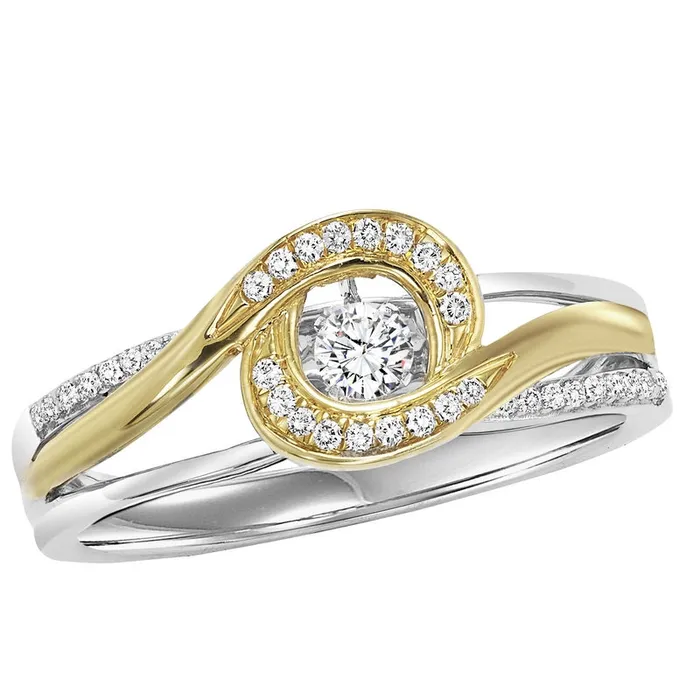 14K Diamond ROL Ring 020 CTW International Diamond Center Rings