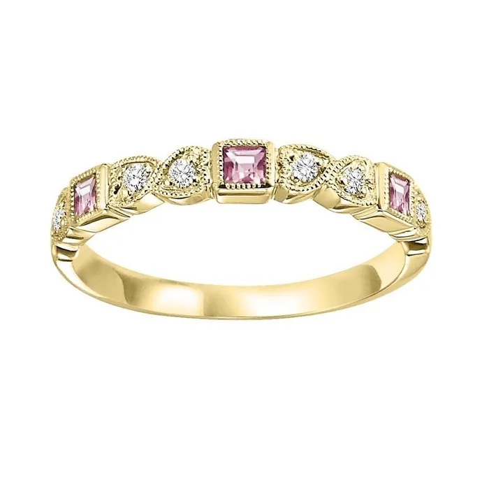 14K Yellow Gold Mix Bezel Alexandrite Band International Diamond Center Rings 14K Yellow Gold Mix Bezel Alexandrite Band International Diamond Center Rings