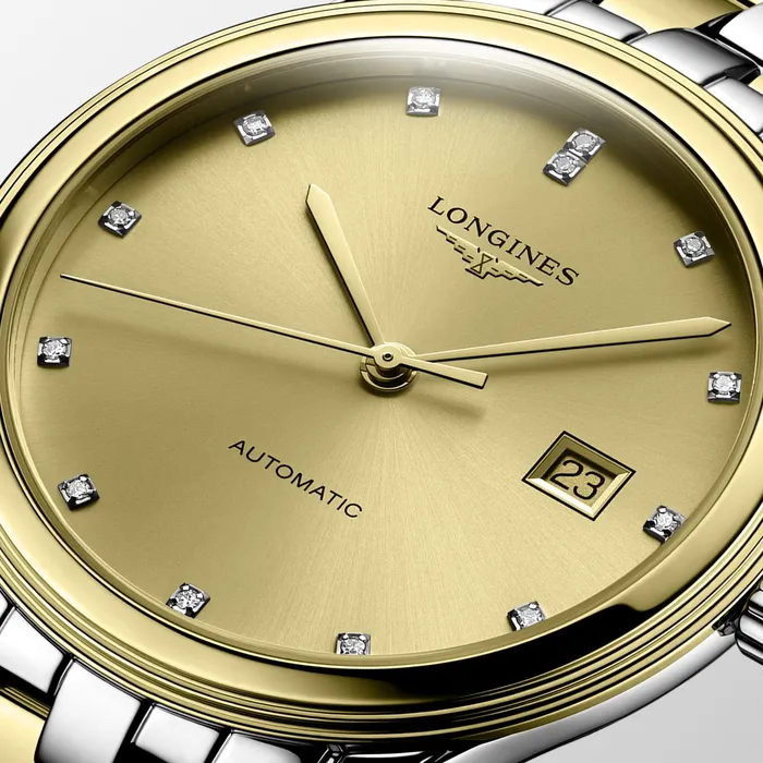 Bracelets Longines Flagship Automatic Stainless SteelPVD with Diamonds 40mm
