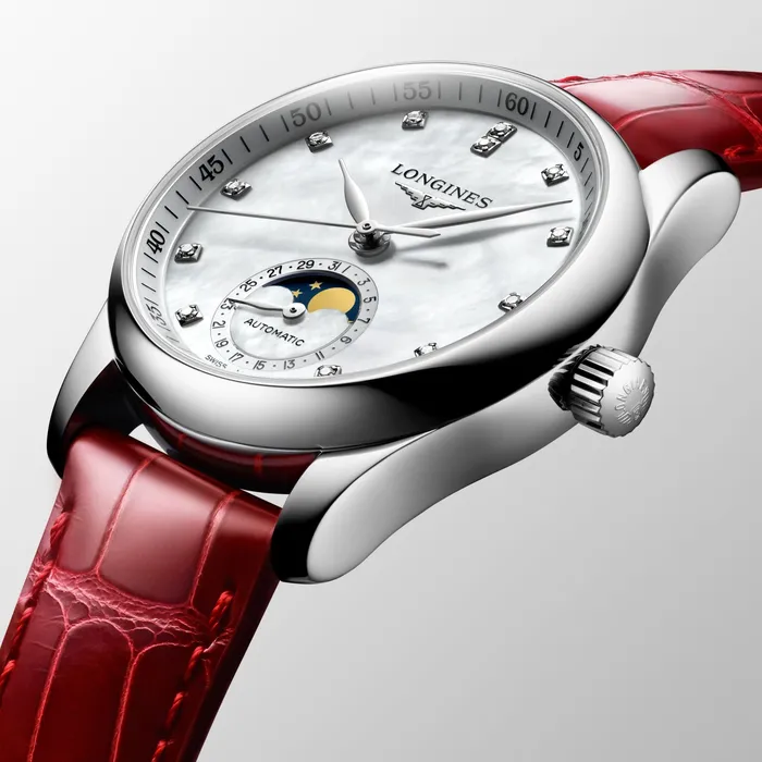 Bracelets Longines Master Collection Stainless Steel Moon Phase 34mm