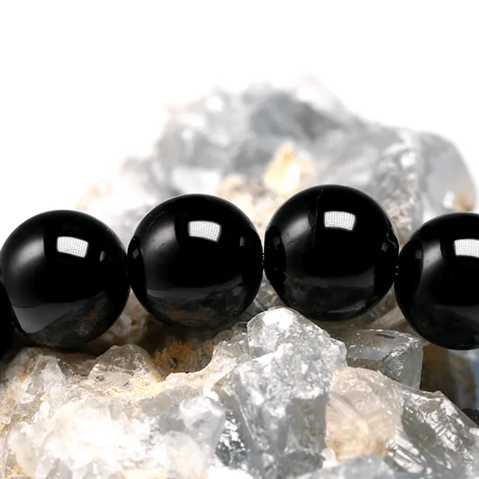 Bracelets Magic Crystals Black Agate Stone Bead Bracelet