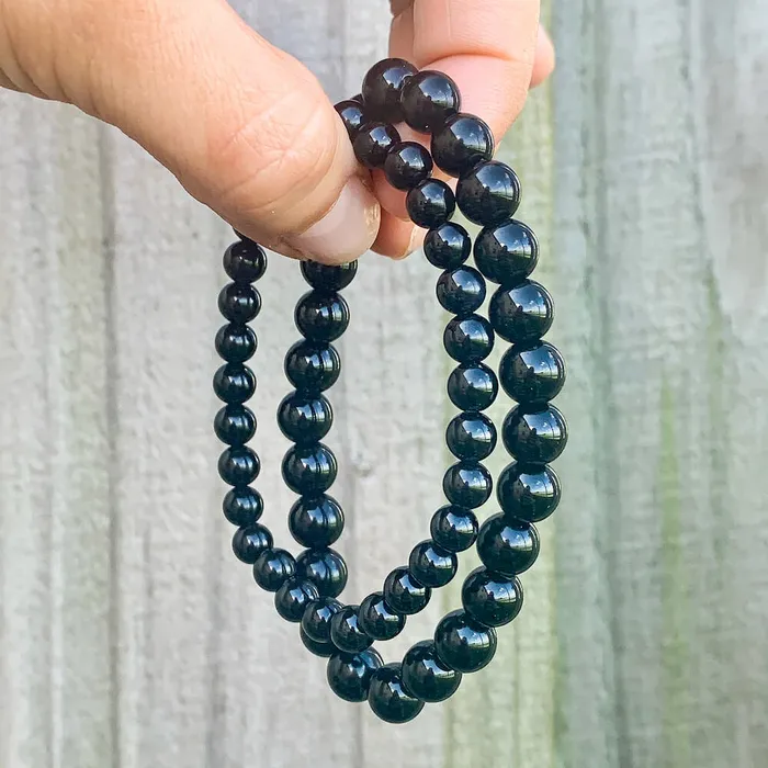 Bracelets Magic Crystals Black Agate Stone Bead Bracelet