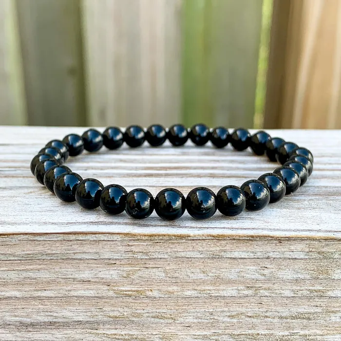 Bracelets Magic Crystals Black Agate Stone Bead Bracelet