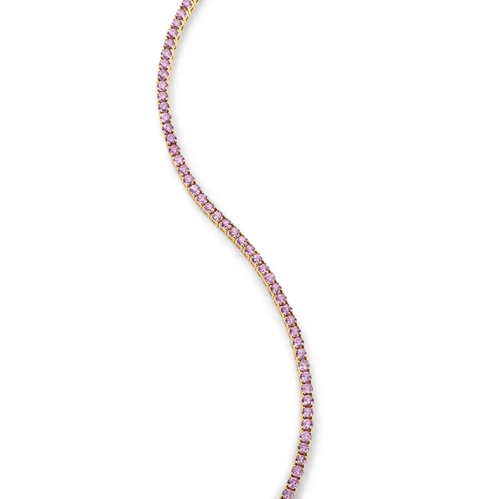 Bracelets SG Fine Pink Sapphire Tennis Bracelet